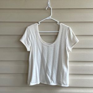 Madewell Pointelle Ribbed Tee